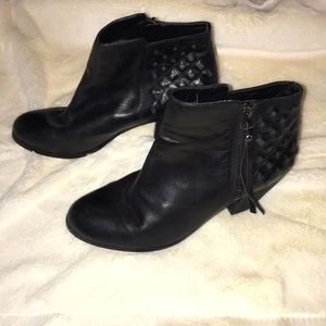Sam Edelman black studded zippered bootie